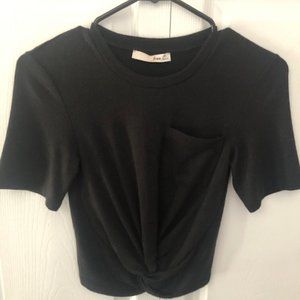 Wilfred Free knotted black tshirt